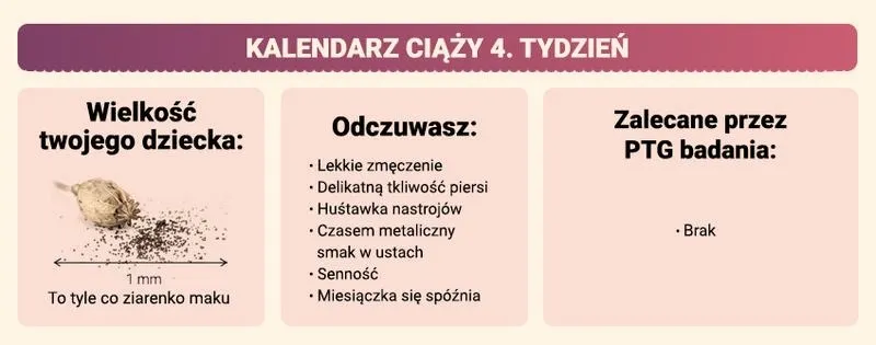 Czy w 1 tygodniu ciąży można już zauważyć jakieś objawy?