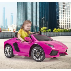 FEBER Lamborghini Aventador Pink samochód elektryczny 6V 3+
