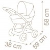 SMOBY Baby Nurse Wózek dla Lalki Gondola