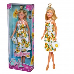 SIMBA Lalka Steffi w słonecznikowej sukience