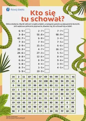 Matematyka przez zabawę
