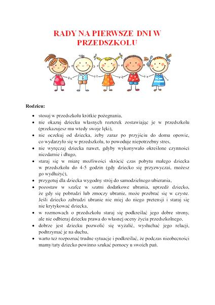 Przedszkole dla dzieci