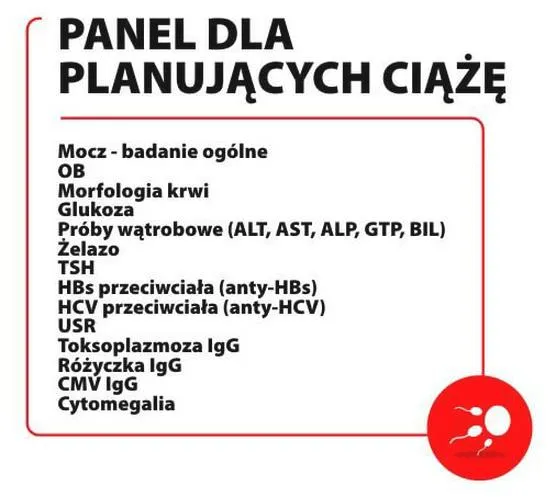 Wyniki krwi w ciąży