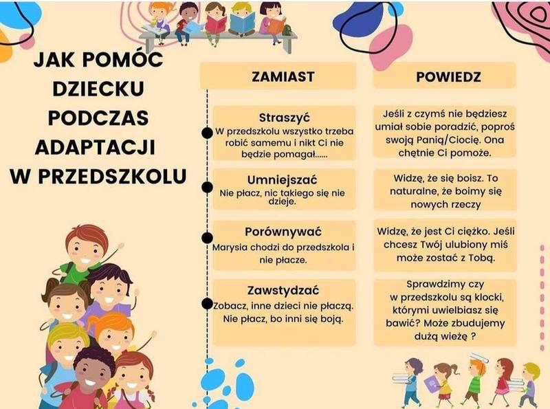 Zachęcanie do przedszkola